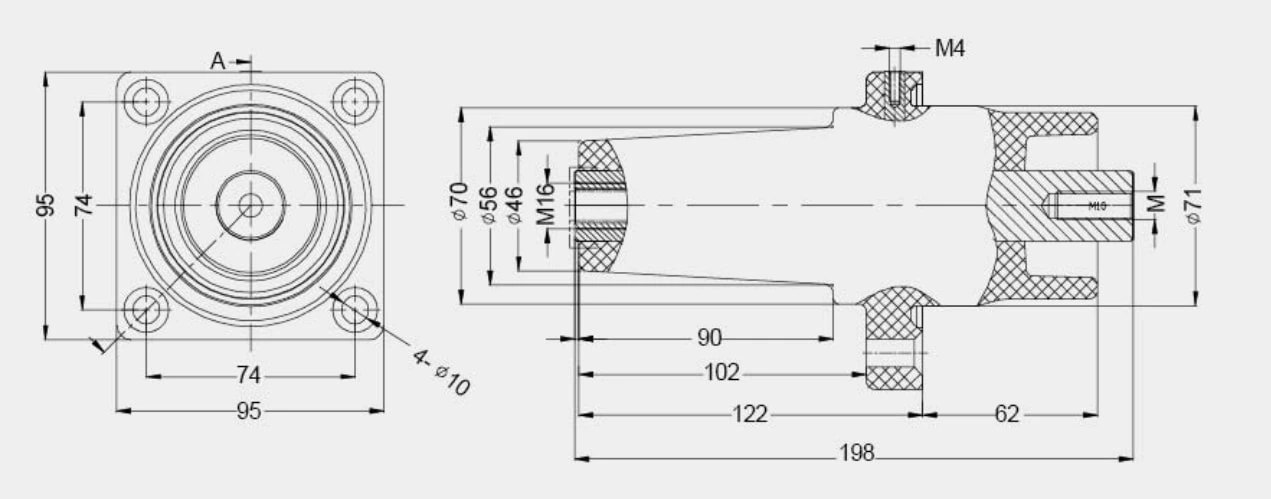 181/198 Square Casing