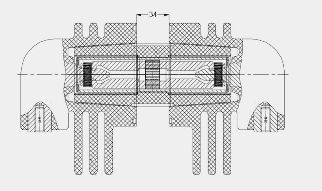 Side Connect Bushing For Environmental Protection Gas Cabinet For GIS HBCT-F-83