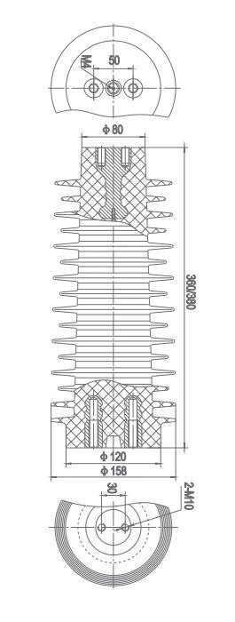 40.5kV ZNN Insulator/CNN Sensor Insulator
