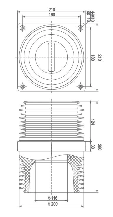 Bushing TGN24-280*210