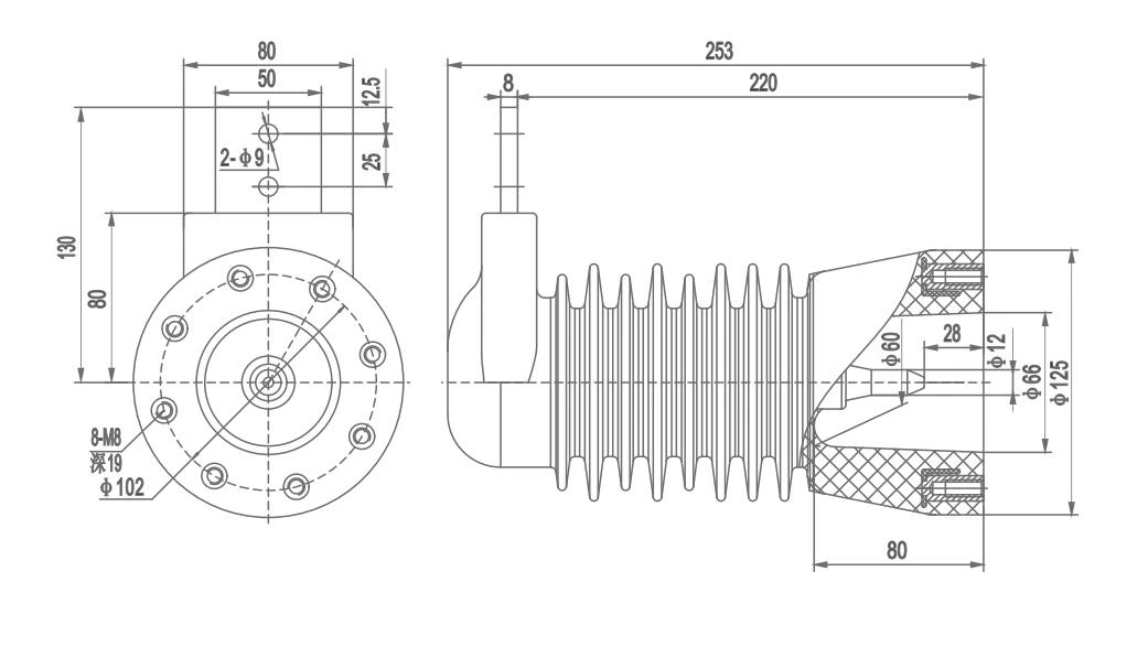 Shielded Contact Box CHN24-125