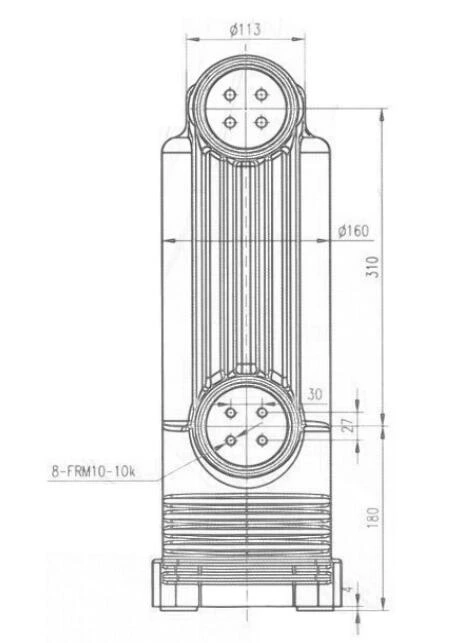Embedded Pole EP12/3150-40
