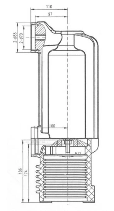 Embedded Pole EP12/3150-40