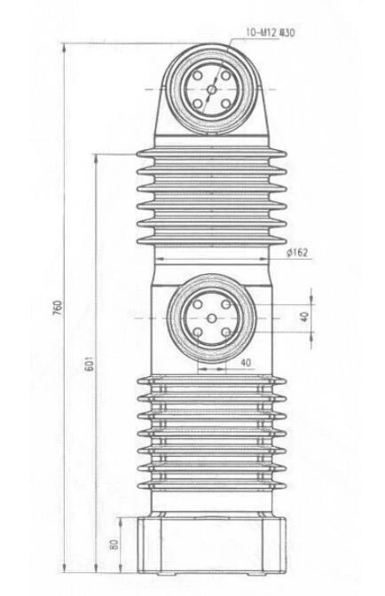 Embedded Pole EP40.5/1250-2500-31.5
