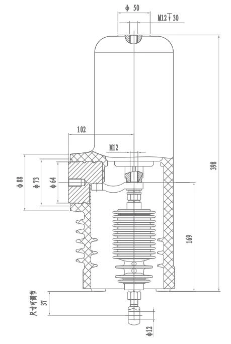 Embedded Pole VEG12/1250-31.5(SF6)