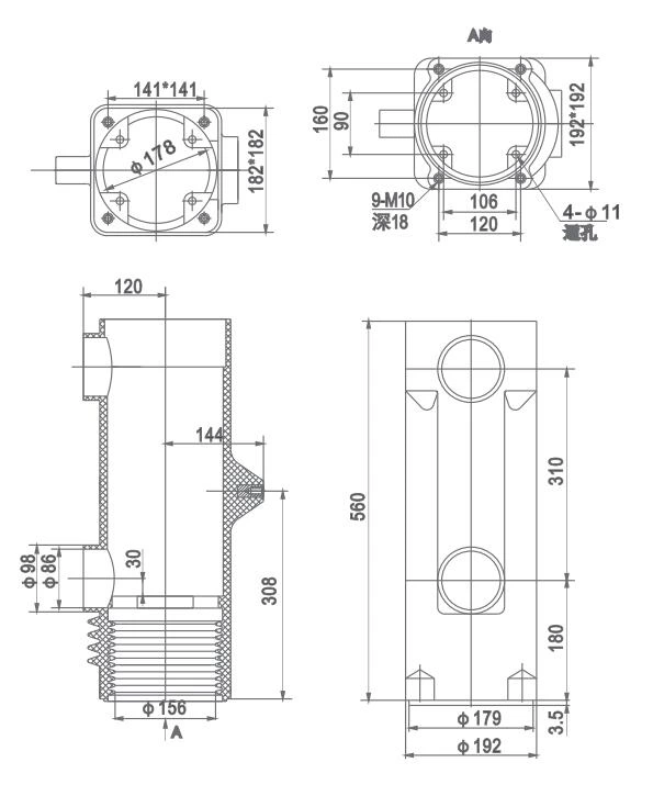 VS1 Insulating Cylinder VS1-12/495
